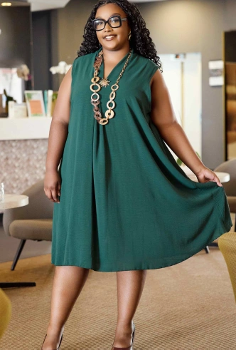 Robe femme chic et élégante Vacances à la plage Col en V Imprimé - Bleu Robe femme chic et élégante Vacances à la plage Col en V Imprimé - Bleu