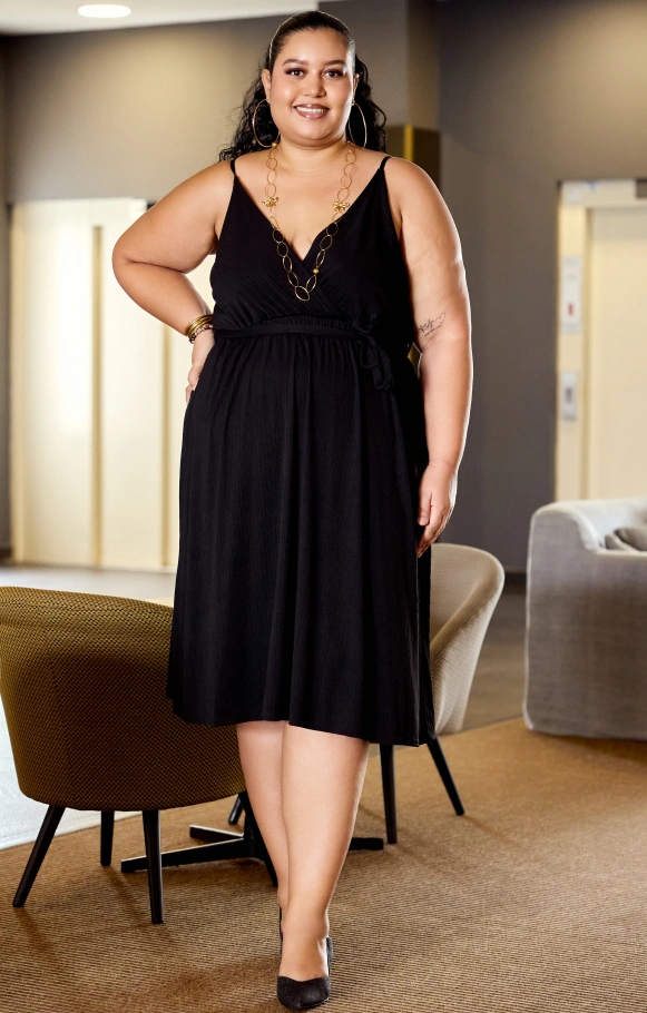 Eden Robe Advertisement Robe Eden - Noir